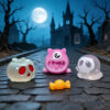 Wholesale Spooky Resin Coffin Figurine Home Decor for Birthday Gift Party Accessory