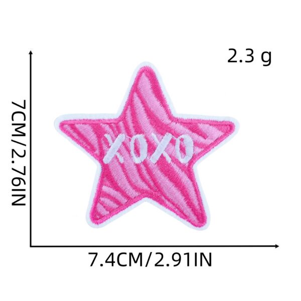 oly-38fab9e2aa7f2e76ba6d2d690e37ff70 Wholesale Pink Cherry Rainbow Tiger Embroidered Patches for Hats Fashion Decorative Accessory Gift Boutique