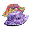 Wholesale Vintage Eye Pattern Double Sided Fisherman Hat Sun Protection for Daily Use