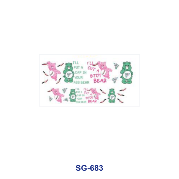 Wholesale 8pcs Pastel Tiny Floral Doodle 3oz Tumbler Stickers Wrap OLY Exclusive