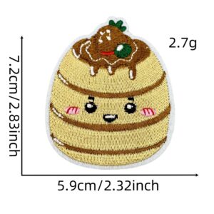 Hamburger ice cream cloth sticker 3#