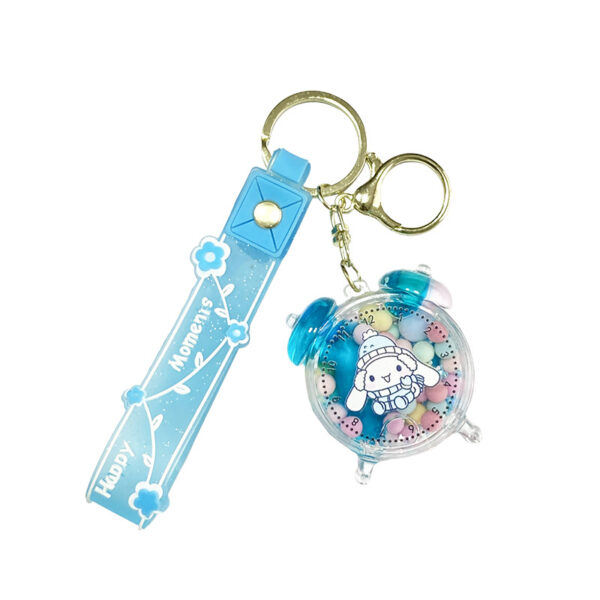 Wholesale Alarm Clock Design Acrylic Keychain Bag Charm Decorative Gift for Resale OLY Exclusive