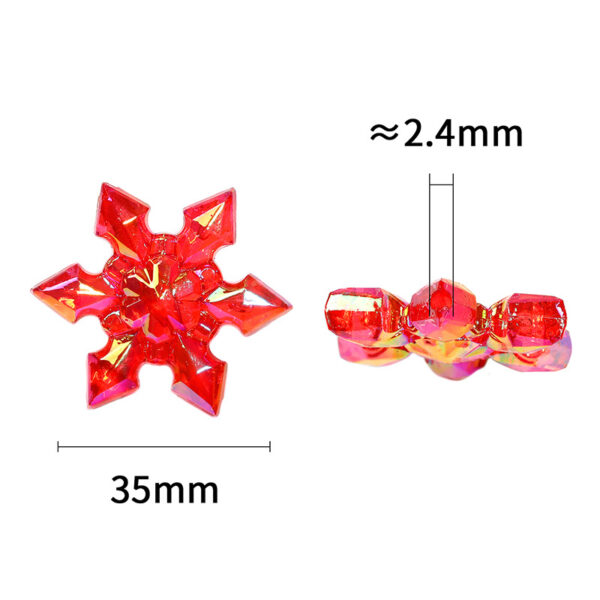 oly-399cc6983cc48b5b80358e4b3833f29c Wholesale Transparent Acrylic Snowflake Beads DIY Jewelry Kit for Phone Chains and Necklaces