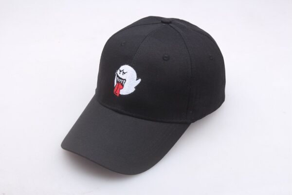 oly-399d3d923685d34e7b575311b421b223 Wholesale Embroidered Ghost Face Little Devil Baseball Cap, Trendy Fashion Accessory for Couples, Gift Ready