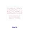 Wholesale 8pcs Fairytale Maiden Bow Cherry Heart Balloon Leopard Gradient Texture Decor Mini Cup Keychain Sticker OLY Exclusive