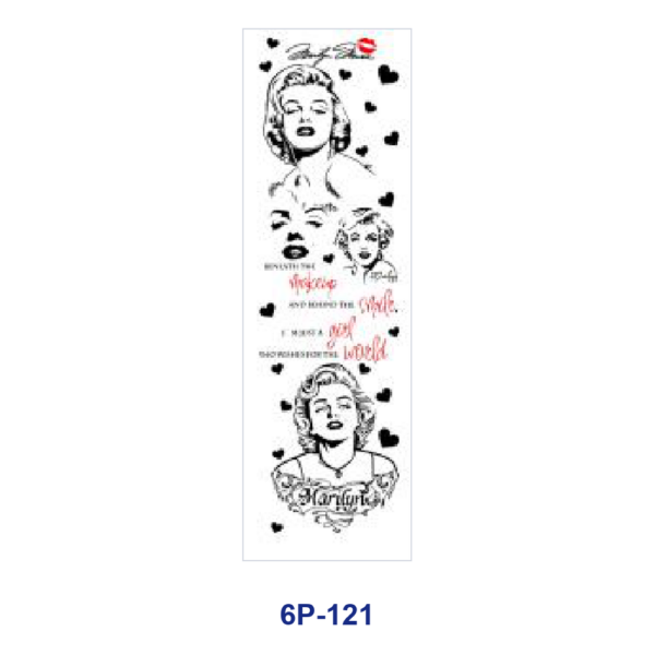 Wholesale 2/8/16pcs UV DTF Stickers Vintage Lady Portrait Lip Rose Text Print Pen and Bookmark Stickers OLY Exclusive