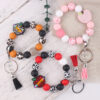 oly-39c81e931405f7d8a2542d80dedcabb4 Wholesale Design DIY Wrist Keychain Red Silicone Beaded Tassel Key Ring Accessory for Birthday Gifts