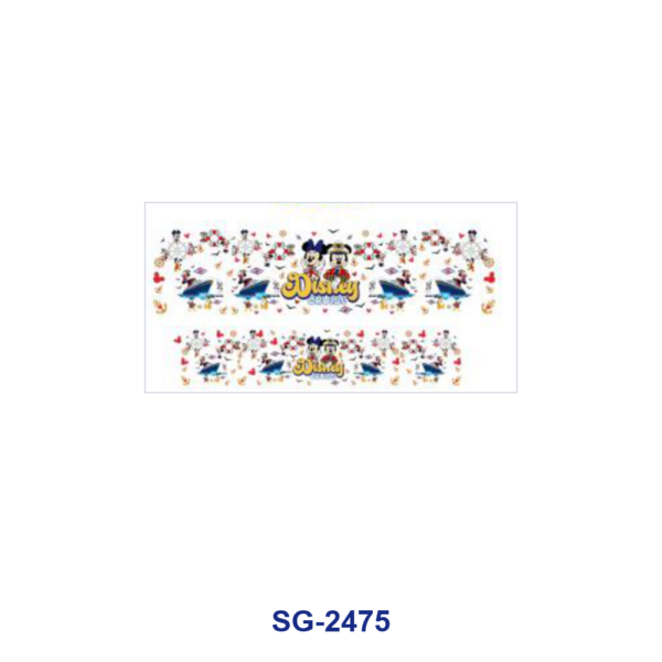 Wholesale 8pcs Mixed Beauty Fashion Cartoon Character Print 3oz Cup Stickers Wrap OLY Exclusive