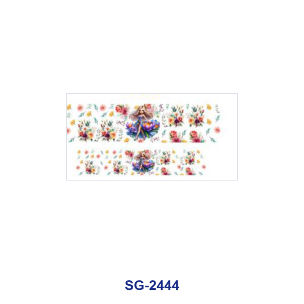 Wholesale 8pcs Mixed Floral Fashion Lady Cartoon Print 3oz Cup Stickers Wrap OLY Exclusive