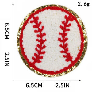 Hot melt glue*red and white*round*baseball