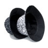 Wholesale Trendy Music Note Bucket Hat Sun Protection Black Fashion Accessory