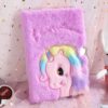 Wholesale A5 Unicorn Embroidery Lock Diary Cute Kids Notebook for School Gift