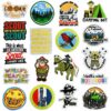 Wholesale Polyester Thread Boy Scout Patch Iron-On Embroidery for Outdoor Camping Casual Decor