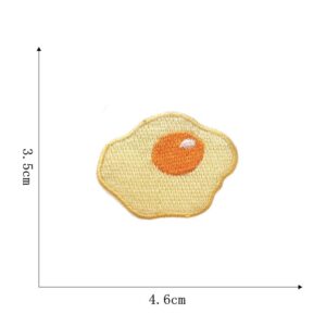 Poached egg cloth stickers-14#