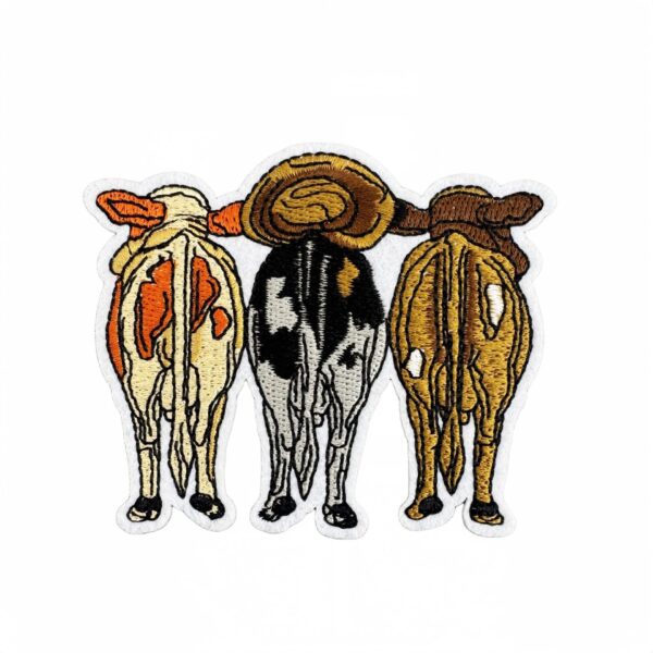 Wholesale Trendy Yak Embroidery Patch for Bags Clothing Iron On Resale