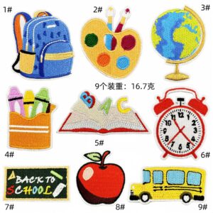 Learning cloth patch set of 9 pieces