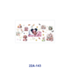 Wholesale 5pcs Watercolor Cozy Spa Lady Bath Mask Hair Dryer Pastel Wildflower Butterfly Heart Skincare Tumbler Wrap Decals 16oz Cup UV DTF Wraps