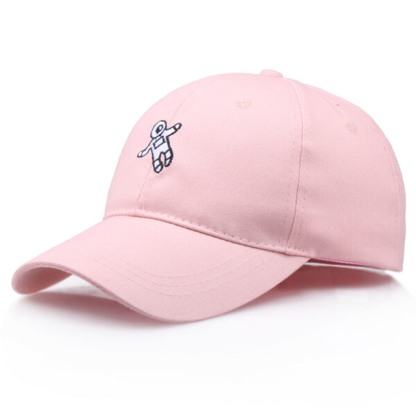 Wholesale Astronaut Embroidered Baseball Cap, Black, Harajuku Style Couple Hat, Fashion Accessory for Resale