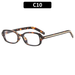 C10-tortoiseshell frame white piece