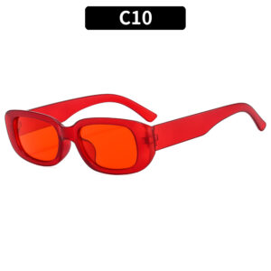 C10-transparent red frame red film