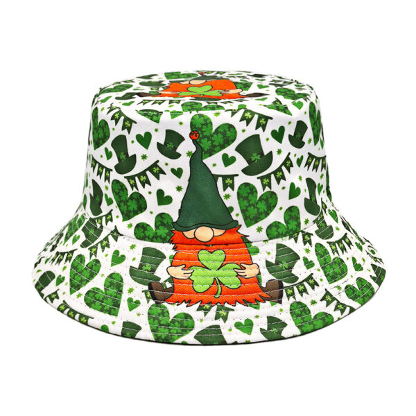 oly-3aceec3dcf70d7cf19354279461991da Wholesale St. Patrick's Day Irish Clover Print Fisherman Hat Sun Hat for Women Casual Fashion Accessory