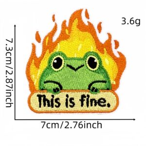 Flame cloth patch 8#