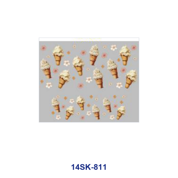 oly-3ad6495cbc8c9f7a72a548d48441e9d4 Wholesale 2/4/8pcs Donut Ice Cream Bow Floral Graphic Mini Cup Keychain Sticker