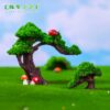 Wholesale Resin Pastoral Style Miniature Tree Decorative Accent DIY Garden Scene Ornament for Resale