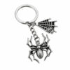 Wholesale Gothic Spider Web Keychain Bag Charm Dark Fashion Accessory Gift