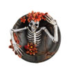 Wholesale Resin Flower Skull Ashtray Halloween Decorative Desktop Ornament for Home Office