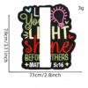 oly-3af4009b2fd9d925eb5ff30a7aea40c6 Wholesale Colorful English Embroidered Iron-On Patch Set - 8 Pcs Decorative Accent for Clothing Bags