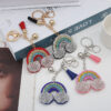 oly-3b06a9429e504cf7ac3ffc3f93dd0de1 Wholesale Rainbow Rhinestone Tassel Keychain, Decorative Car Key Accessory, Wedding Gift Boutique