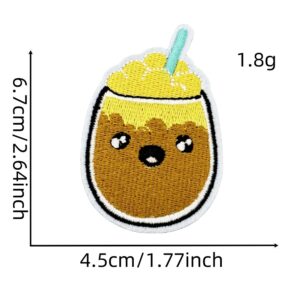 Hamburger ice cream cloth sticker 7#