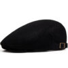 Wholesale Summer Breathable Mesh Beret Hat Adjustable Light Gray Trendy Casual Gift for Men Women