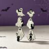 oly-3b4689784655696fab8f1cb8b59d5d0a Wholesale Cute Halloween Ghost Black Cat Acrylic Earrings Fashion Accessory for Party Boutique Resale
