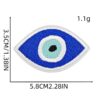 oly-3b4787e24092e38202965398bbef1763 Wholesale Evil Eye Iron-On Patch Blue Round Polyester Decorative Accent for Coats