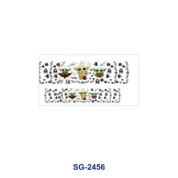 Wholesale 8pcs Mixed Cartoon Alien Fashion Lady Print 3oz Cup Stickers Wrap OLY Exclusive