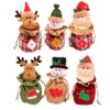 oly-3b5dfdd1db97a5f3c6fd9bbd3f49a009 Wholesale Burlap Christmas Gift Bag Cartoon 3D Drawstring with Jingle Bell Holiday Decor