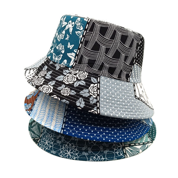 oly-3b5f8d43af3dcf898b0d046e521ae4ca Wholesale Geometric Patchwork Bucket Hat Trendy Fashion Accessory for Everyday Gift Resale