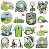 oly-3b7b0ae03e48cca1158fc118da417b61 Wholesale Trendy Cartoon Golf Embroidery Patch Green Iron-On Clothing Accessory