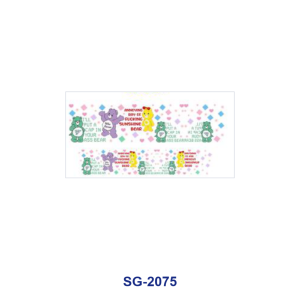 oly-3b7ce80449eab5d5bcd02ee41adaafea Wholesale 8pcs Mixed Cute Rainbow Cartoon Bear Print 3oz Cup Stickers Wrap OLY Exclusive