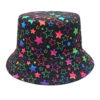 oly-3bd94f6f63635ecf8355896576011e9c Wholesale Colorful Five Point Star Fisherman Hat Chic Sunscreen Bucket Hat for Couples Outdoor Hiking