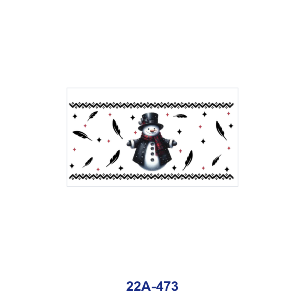 oly-3bde67823cd3595fb299dad12f1c19ac Wholesale 5pcs Winter Christmas Snowman Multi Style Mixed Decor Prints 16oz Cup UV DTF Wraps