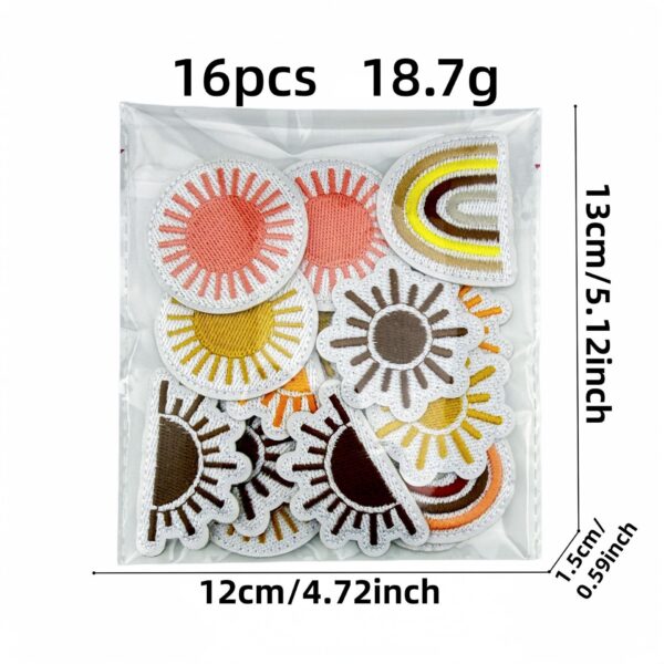 oly-3bf57b874d81ededee62347a34cf2886 Wholesale Bohemian Sun Iron On Patch Decorative Applique for DIY Craft Projects