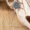 Wholesale Alloy Western Green Turquoise Cactus Print Hair Clip Fashion Hair Accessory for Everyday Styling Gift