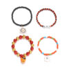 oly-3c2715c931c5da2b690225eec354e4db Wholesale Halloween Pumpkin Skull Elastic Bracelet Set - Fashion Jewelry Accessory Gift for Party Boutique Resale