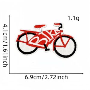 Red series cloth stickers 12#