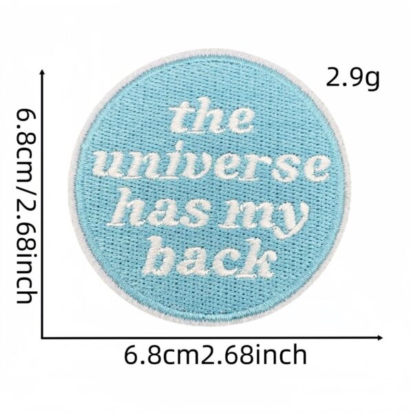 oly-3c44170946bce133da5a77d0cf8ece39 Wholesale Polyester Thread Embroidered Cloth Patch with Inspirational Quotes, Decorative Patch for Home Decor, Gift, or Resale
