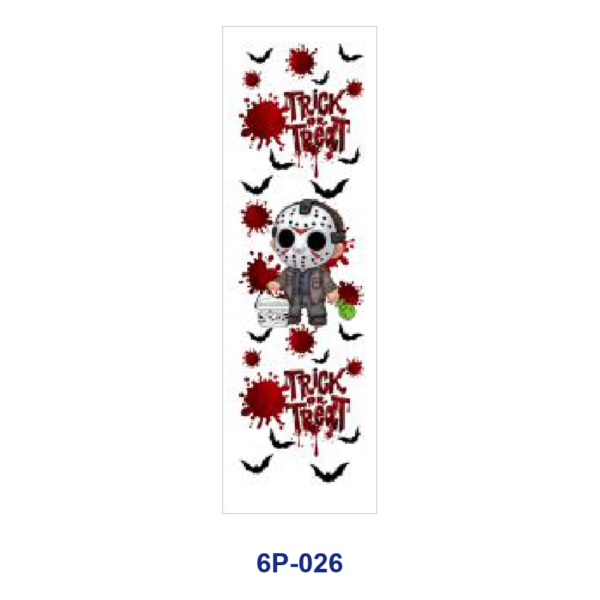 Wholesale 2/8/16pcs UV DTF Stickers Horror Doll and Pumpkin Bat Print Pen and Bookmark Stickers OLY Exclusive