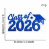 oly-3c672bb4016d05314221c84182ea5227 Wholesale Embroidered Graduation Cloth Patch Blue Decorative Badge for Clothing Bags Everyday Use
